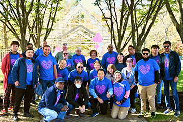 乳がん啓発のウォーキングイベント